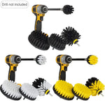 Kit de Brosses pour Perceuse avec Extension  pour Nettoyage Moto