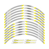 Motorcycle front and rear wheels Edge Outer Rim Sticker Reflective Stripe Wheel Decals For BMW C650 sport