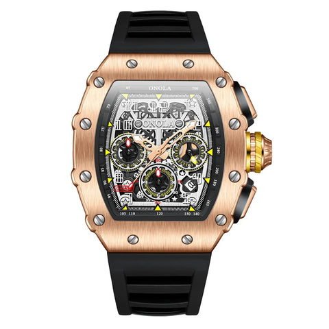 Montre Motard Pilote<br> Noir Obsidienne Prestige