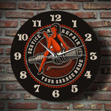 Horloge Murale Moto Femme ou Diablesse