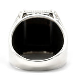 Bague Biker Pierre Oeil du Tigre (en Argent)