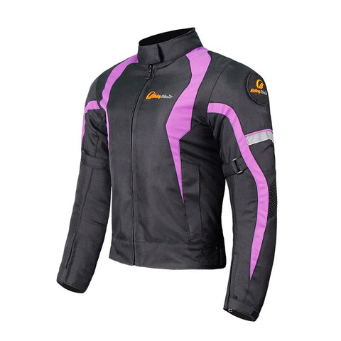 Veste Biker Femme<br> Coupe-Vent Rose (Textile)