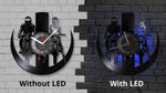 Horloge Murale Moto Frère et Soeur (LED)