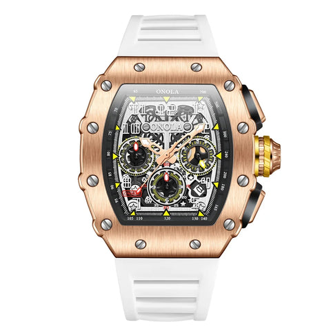 Montre Motard Pilote<br> Blanc Pole Position