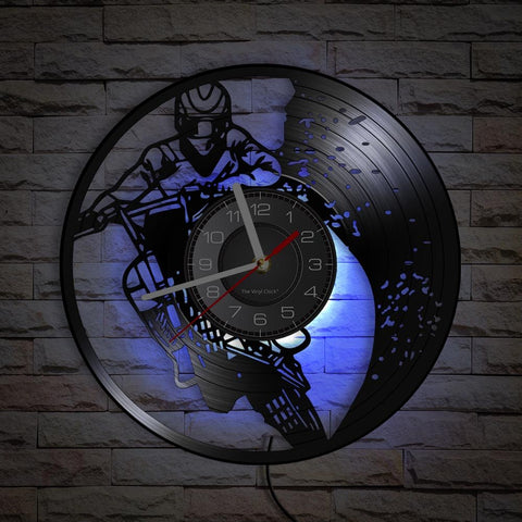 Horloge Murale Moto Cross<br> Roue Arrière (LED)