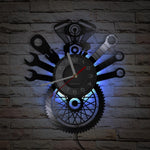 Horloge Murale Moto Outils du Motard (LED)