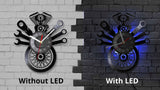 Horloge Murale Moto Outils du Motard (LED)