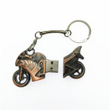 Clé USB Moto en Métal Aspect Bronze