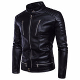 Blouson Biker Elegant en Simili Cuir