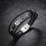 Bracelet Motard Instrument de Musique (Cuir)