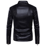 Blouson Biker Elegant en Simili Cuir