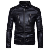 Blouson Biker Elegant en Simili Cuir