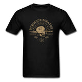 T-Shirt Biker Epée et Crâne en Noir XXXL