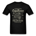 T-Shirt Moto Cafe Racer en Noir XXXL