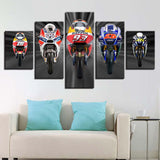 Tableau Moto GP Grand Prix Sans Cadre