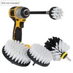 Kit de Brosses pour Perceuse avec Extension  pour Nettoyage Moto Blanc France