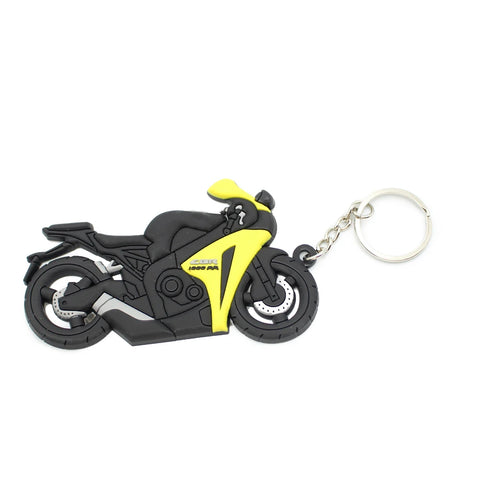 Porte Clé Moto Custom<br> en Caoutchouc