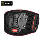 Ceinture Dorsale Moto Rouge Black and RED