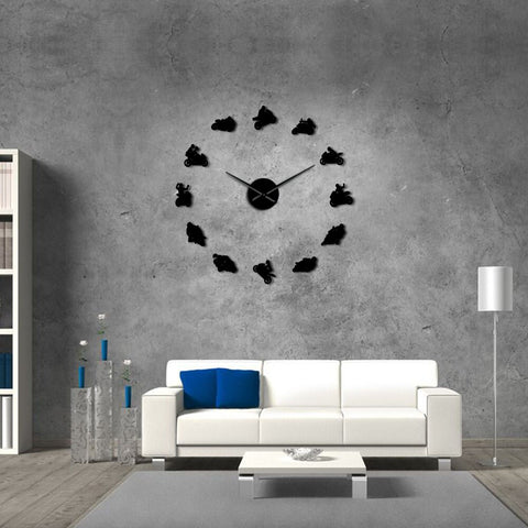 Horloge Murale Moto<br> Bécane à 360°