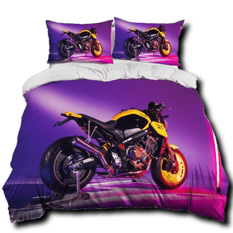 Housse de Couette Moto<br> Couleur Ambiance Miami