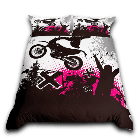 Housse de Couette Moto Cross<br> Acrobatie