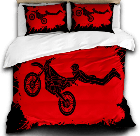 Housse de Couette Moto Cross<br> Acrobatie à Risque