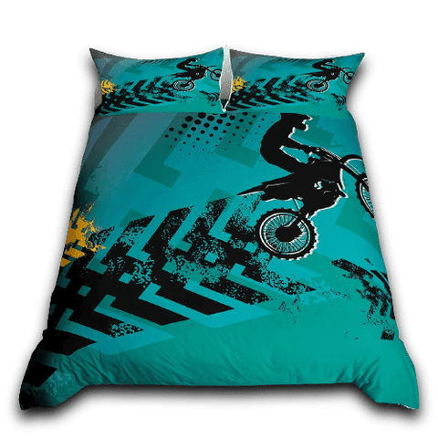 Housse de Couette Moto Cross<br> Décollage - Antre du Motard