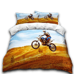 Housse de Couette Moto Cross Saut dans le Désert