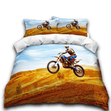 Housse de Couette Moto Cross Saut dans le Désert