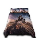 Housse de Couette Moto Cross Terrain de Jeu