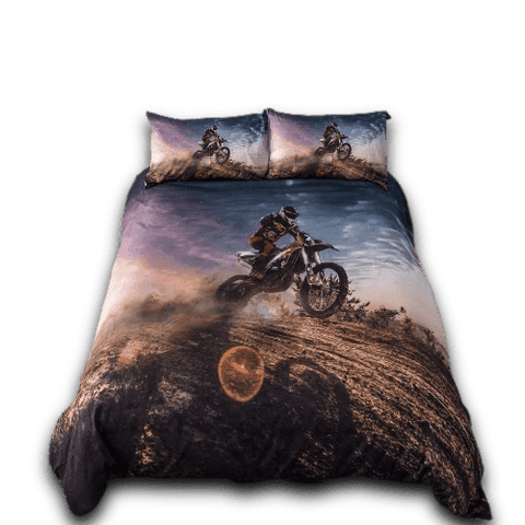 Housse de Couette Moto Cross<br> Terrain de Jeu