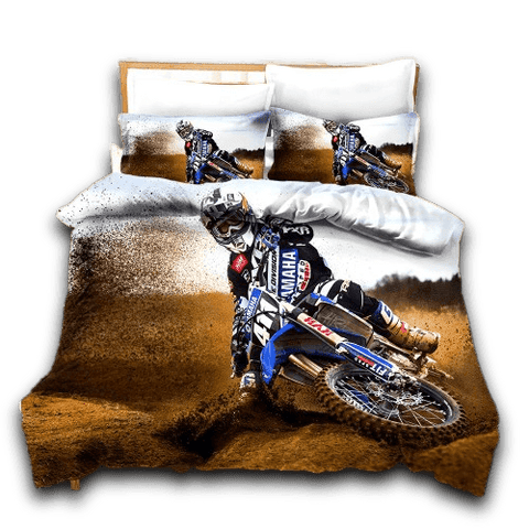 Housse de Couette Moto Cross<br> Virage Impossible