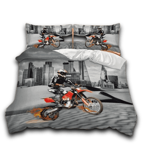 Housse de Couette Moto Cross<br> Wheeling