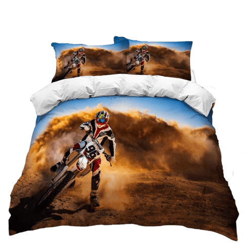 Housse de Couette Moto Cross<br> Dérapage Contrôlé