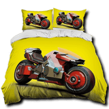 Housse de Couette Moto Cyberpunk