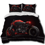 Housse de Couette Moto Cyberpunk Gros Cube