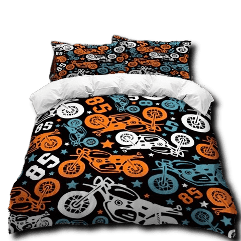 Housse de Couette Moto<br> Design Super Sympa