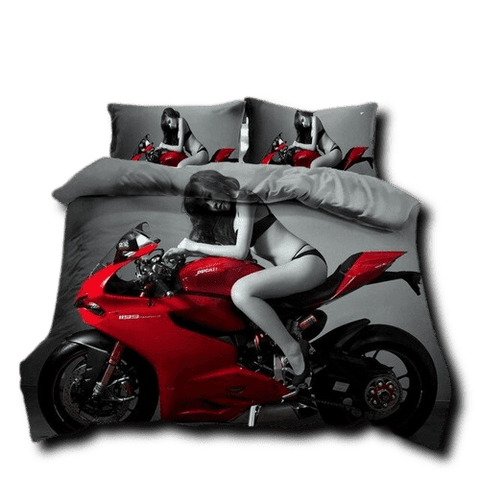 Housse de Couette Moto<br> Ducati Couple Goal - Antre du Motard