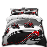 Housse de Couette Moto Etapes du Circuit