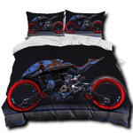 Housse de Couette Moto Futuriste