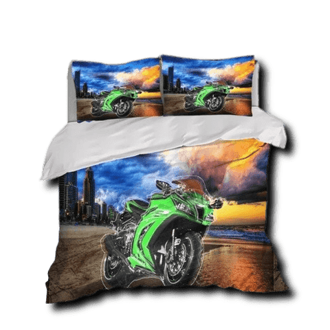 Housse de Couette Moto<br> Kawasaki Sportive