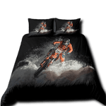 Housse de Couette Moto Moto Cross Nocturne