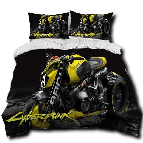Housse de Couette Moto<br> Muscle Cyberpunk