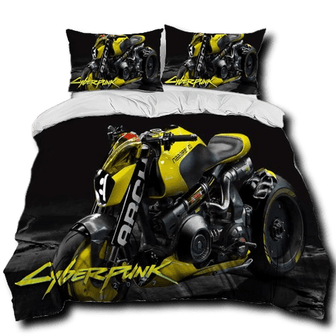 Housse de Couette Moto<br> Muscle Cyberpunk - Antre du Motard