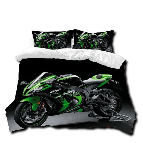 Housse de Couette Moto<br> Kawasaki - Antre du Motard