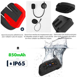Intercom bluetooth moto V6 Plus 1200M 6 motards