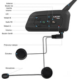 Intercomunicador para motocicleta V4 PRO