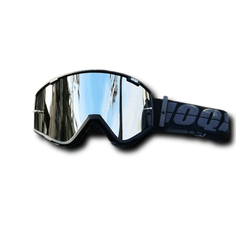 Lunette Moto Cross<br> Ecran Large Full Black - Antre du Motard