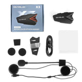 Intercomunicador individual para motocicleta resistente al agua para motociclistas