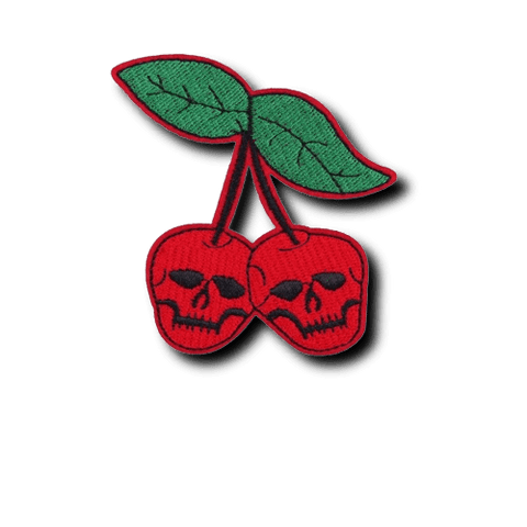 Patch Biker<br> Cerises Tête de Mort